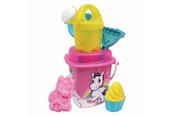 Zabawki na zewnatrz - Androni Bucket Beach Set Unicorn 8pcs. - 1340-0UNI
