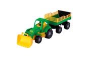 Samochody i pojazdy - Cavallino Toys - Classic Tractor with Tipper Trailer 66cm - 3068WD01