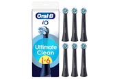 Szczoteczka elektryczna do zębów - Oral-B Akcesoria iO Ultimate Clean Black - 6 pcs - 8700216195522