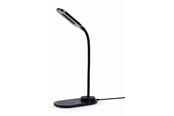 Dekoracje - Gembird Desk lamp with wireless charger - Black - TA-WPC10-LED-01