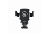 Telefon - Adapter i Ladowarka - Gembird Car smartphone holder with wireless charger 10W - EG-TA-CHAV-QI10-01