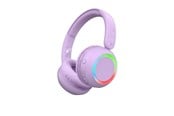 Sluchawki, zestaw sluchawkowy - Lalarma Wireless headphone - with ambient light for kids - LALAR-WHWL-PURPLE