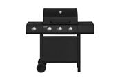 Grill i akcesoria grillowe - MUSTANG Gas Grill Kingsville 3+1 Black - 641016