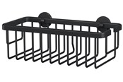 Dekoracje - tesa ALUXX BLACK Aluminium Wall-mounted Shower Basket - 40506-00000-00