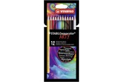 Przybory do pisania i rysowania - STABILO Aquacolor - Watercolor Colored Pencil - ARTY - Set 12 Pcs. - 1612/1-20