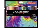 Przybory do pisania i rysowania - STABILO Aquacolor - Watercolor Colored Pencil - ARTY - Set 36 Pcs. - 1636-1-20