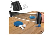 Gadzety - Pro Table tennis set - Flex net with 2 bats and balls - 10001