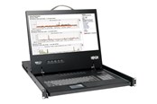 Przełącznik KVM - Eaton series 16-Port Rack Console VGA KVM Switch w/ 19" LCD 1U TAA - B040-016-19