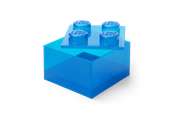 Pokój dziecięcy - LEGO Storage Brick 4 Top Lid Translucent Blue - 40090805
