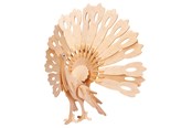 Zabawki drewniane - Eureka Gepetto's Workshop Wooden Construction Kit 3D - Peacock - 52473163