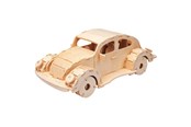 Zabawki drewniane - Eureka Gepetto's Workshop Wooden Construction Kit 3D - Car - 52473173