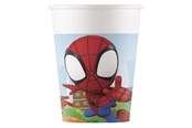 Zabawki - Globos Paper Cups FSC Spidey 8 pcs. - 94877