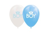 Zabawki - Globos Balloons Son Baby Blue/White 30cm 8pcs. - 1129014