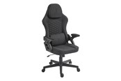Fotel gamingowy - Deltaco DC130 Gaming Krzesło gamingowe - Czarny - Tkanina - GAM-180