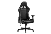 Fotel gamingowy - DUTZO E-SPORTS Krzesło gamingowe - Czarny - Skóra PU - Do 120 kg - DGC-ESPORT-PU-BK