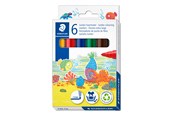 Przybory do pisania i rysowania - Staedtler Fibre-tip Jumbo 6pcs wallet - 340 C6