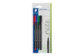 Przybory do pisania i rysowania - Staedtler Fineliner triplus rPP ass. 4pc Bl - 334-S BK4