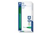 Przybory do pisania i rysowania - Staedtler Ballpoint pen ball 4320 10 pcs M green - 4320 M-5
