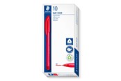 Przybory do pisania i rysowania - Staedtler Ballpoint pen ball 4320 10 pcs M red - 4320 M-2