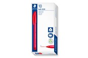 Przybory do pisania i rysowania - Staedtler Ballpoint pen ball 4320 10 pcs F red - 4320 F-2