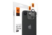 Telefon - szkło ochronne - Spigen Glass tR EZ Fit Optik Pro 2 Pack - black - iPhone 17e/16e - AGL09279