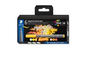 Przybory do pisania i rysowania - Staedtler pigment brush pen Yellows&Oran 6pcs - 371 C6-5