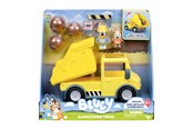 Zestawy do zabawy - Bluey 's Dump Truck with Exclusive Hard-Hat and Muddy Bingo Figures - 90317