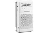 Radio DAB i budzik - Sangean Pocket Radio with Built-In Speaker - AM/FM - Biały - A500478