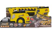 Samochody i pojazdy - Power X Electronic 3-in-1 Crane Truck with lights and sounds - 20410