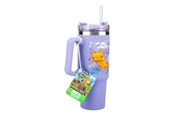 Drobiazgi - Paladone - Minecraft Purple 900ml Insulated Cup and Straw - Kubek - PP14948MCF