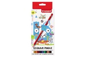Przybory do pisania i rysowania - Bruynzeel Kids Colored Pencils 12 pcs. - 60112002