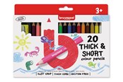 Przybory do pisania i rysowania - Bruynzeel Kids Short Thick Colored Pencils 20 pcs. - 60112020