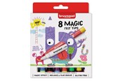 Kreatywne gry - Bruynzeel Kids Magic Markers 8 pcs. - 60126008