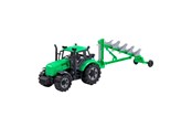 Samochody i pojazdy - Cavallino Toys Cavallino Tractor with Plough Green Scale 1:32 - 1263FM04