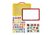 Interaktywne zabawki (Arduino itp.) - Quercetti - Magnetic Board Letters in Storage Case - 5241