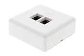 Akcesoria sieciowe - Deltaco VR-34 Surface Mount Outlet - VR-34