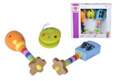 Zabawki drewniane - Eichhorn Music Set with Maracas - 100003484