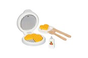 Zabawa w kuchnie  i akcesoria - Goki - Wooden Waffle Maker with Accessories 9 pcs. - 51532