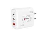 Telefon - Adapter i Ladowarka - SKross Power Charger US 65W GaN - SKCH001265WPDUSCN