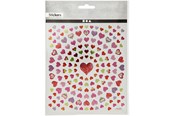Materialy hobbystyczne - Creativ Company - Stickers Small Hearts 1 Sheet - 29064