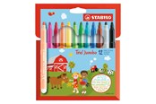 Przybory do pisania i rysowania - STABILO Trio Jumbo - Felt-tip pen - Set of 12 pieces - 380/12-01