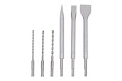 Wiertla & Bity - Makita D-58920 Drill Bit and Chisel Set 6 Pieces - D-58920