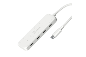 USB hub - j5create 4-Port USB-C Type-C Hub USB hub - 4 - Biały - JCH345EW-N
