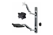 Uchwyty scienne, uchwyty AV i meble AV - StarTech.com Wall Mount Workstation VESA Mount For 32" Monitors - Max 10 kg - recommended for Up to 27" / 32" (ultra-wide) - 2PASTSC-WALL-MOUNT