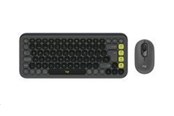 Klawiatura - Logitech POP Icon Combo - Zestaw klawiatura i mysz - Universal - Szary - 920-013140