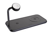 Telefon - Adapter i Ladowarka - ZENS Dual+Watch Aluminium Magnetic Wireless Charger Black - ZEDC05BM/00