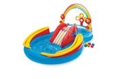 Baseny - Intex Centrum zabaw Rainbow Ring, 297x193x135 cm - 57453