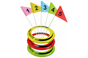 Zabawki na zewnatrz - Happy Summer Flying Ring Golf - 303316