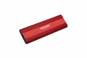 Dysk SSD - Patriot Transporter Lite - 512GB - Zewnętrzny dysk twardy SSD - USB 3.2 Gen 2 - Czerwony - PTPL512GPEC