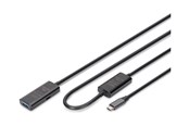 Kabel USB - DIGITUS - USB extension cable - 24 pin USB-C to USB Type A - 10 m - DA-73111